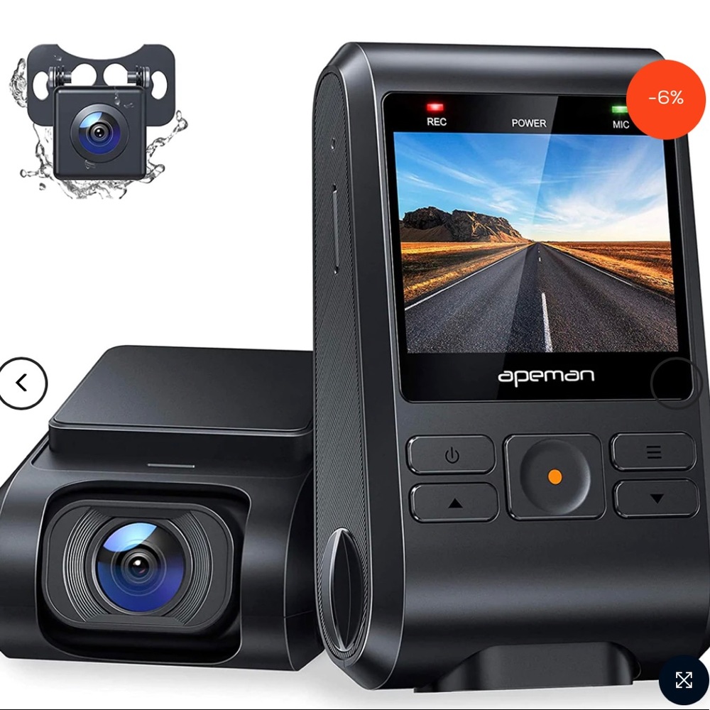 apeman C550 Dual Dash Cam